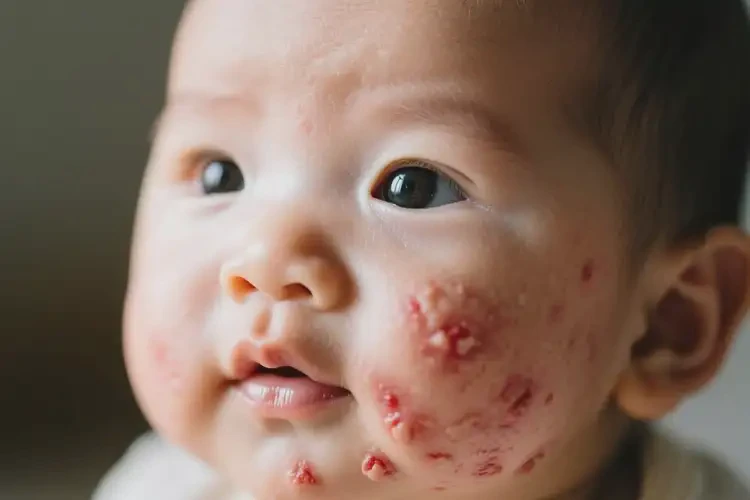 嬰兒面部長濕疹可不可以根治(圖2)