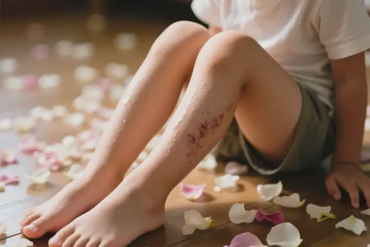 孩子大腿容易起湿疹可以彻底自愈吗(图1)