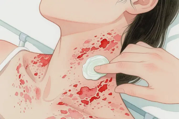 女人脖子上容易起濕疹能夠徹底治愈嗎(圖4)