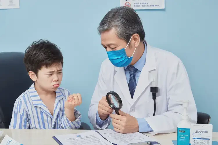 少儿手上偶尔起湿疹可不可以根治(图1)