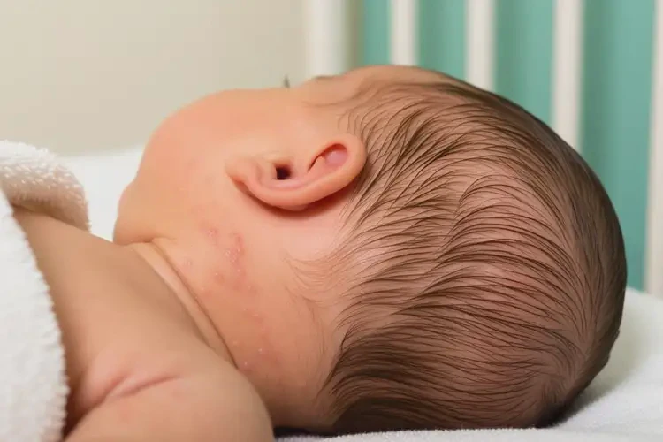 嬰幼兒脖子上出濕疹可不可以根治(圖1)