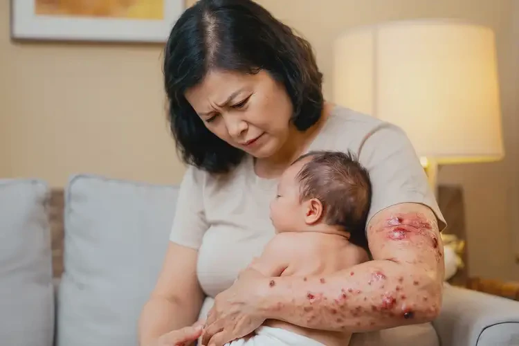 哺乳期媽媽手上起濕疹不管它會自己自愈嗎(圖2)