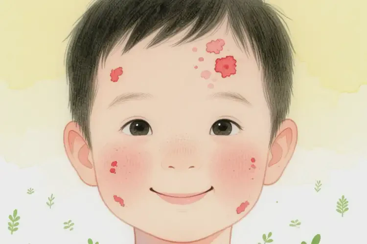 小孩面部偶爾起濕疹不管它會(huì)自己自愈嗎(圖3)