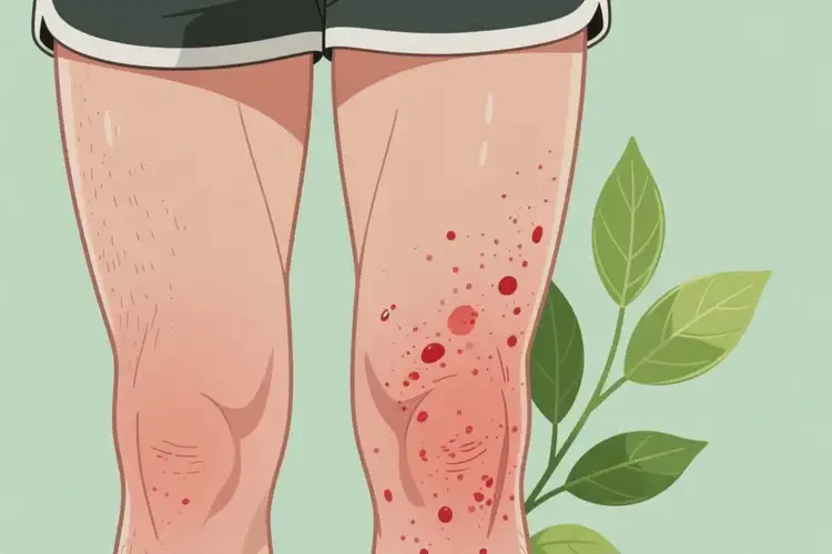 男人大腿上偶爾起濕疹可以徹底自愈嗎(圖3)