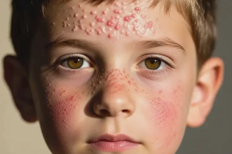 男生臉上出現(xiàn)濕疹不管它會(huì)自己痊愈嗎(圖3)