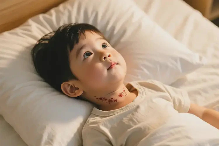 孩子脖子上偶爾起濕疹可不可以根治(圖1)