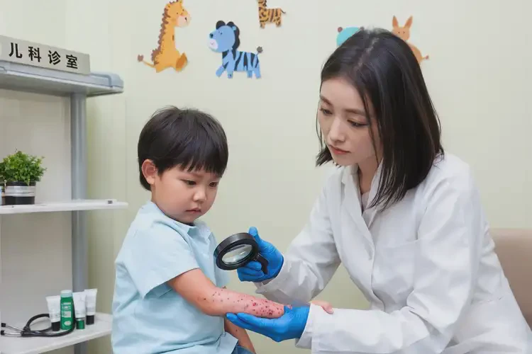 幼兒手臂出濕疹不管它會(huì)自己痊愈嗎(圖1)