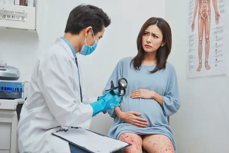 孕婦大腿上偶爾起濕疹能徹底自愈嗎(圖2)