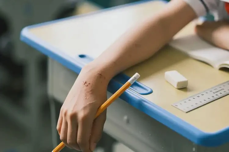 中學(xué)生手臂偶爾起濕疹可不可以根治(圖2)