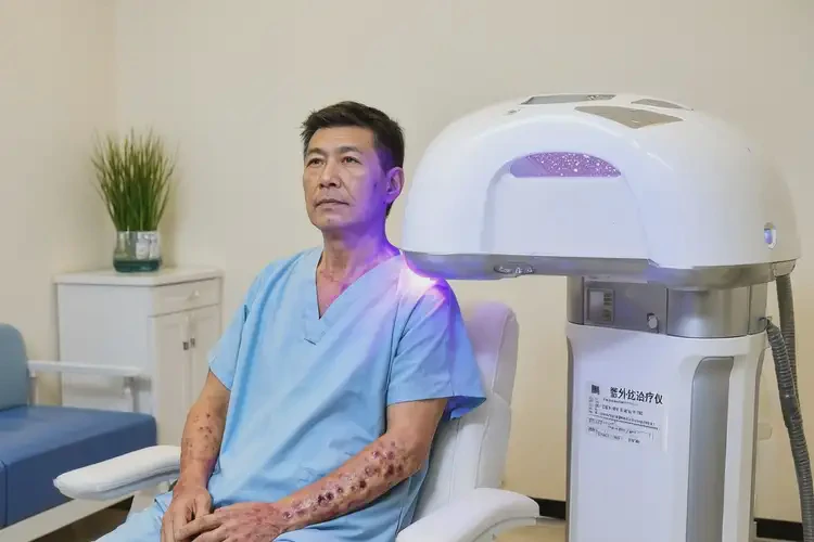 男人手臂長濕疹能不能根治(圖1)