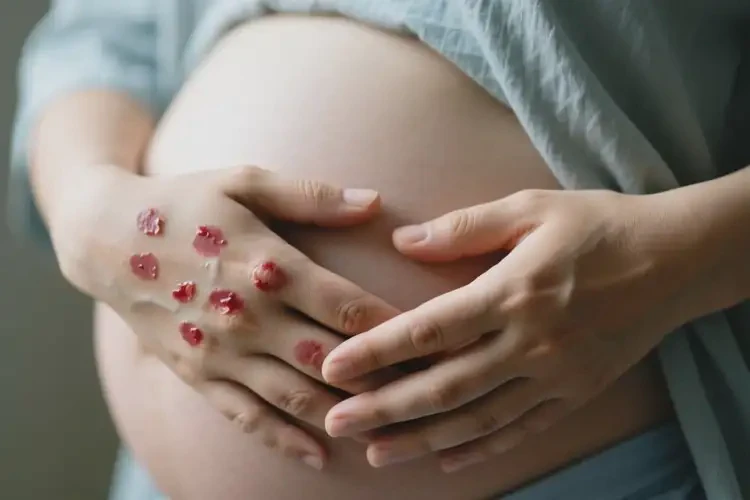 產(chǎn)婦手上偶爾長(zhǎng)濕疹可不可以根治(圖1)