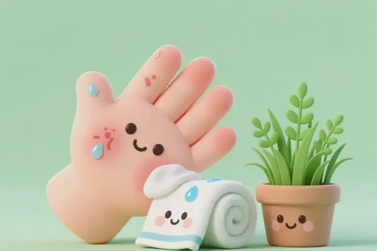 小兒手上偶爾起濕疹能夠徹底治愈嗎(圖2)