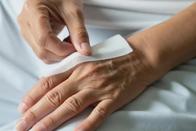 高齡老人手上出現(xiàn)濕疹能不能根治(圖1)