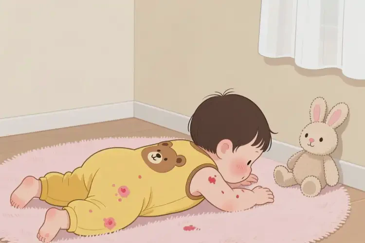 幼兒全身偶爾長濕疹可以徹底自愈嗎(圖3)