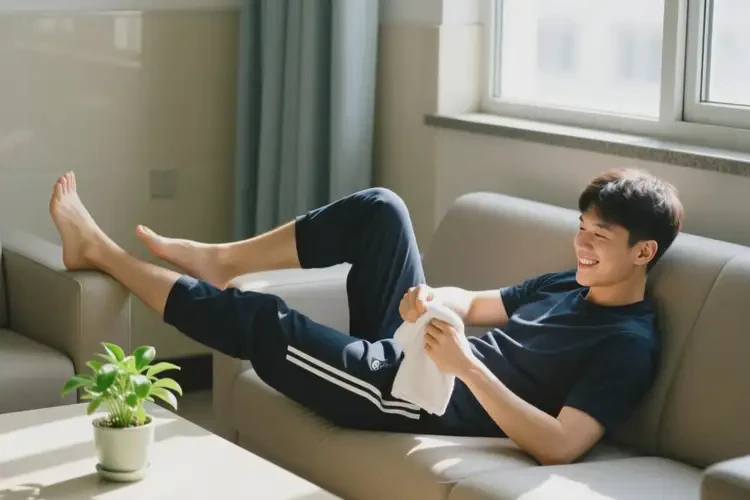 大學(xué)生小腿出現(xiàn)濕疹能徹底自愈嗎(圖1)