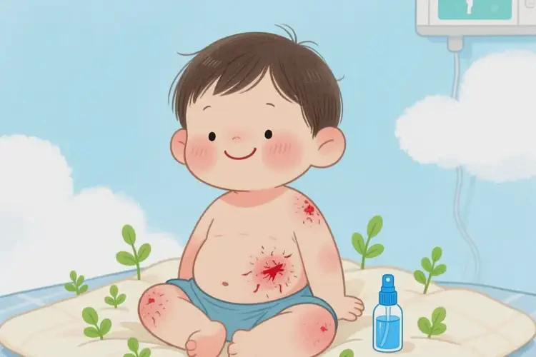 兒童肚子上長(zhǎng)濕疹可不可以根治(圖4)