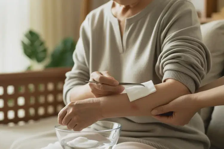 老年人手臂經(jīng)常起濕疹可不可以根治(圖4)