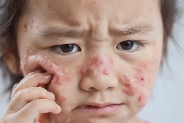 小學(xué)生臉上容易長濕疹不管它會(huì)自己自愈嗎(圖4)