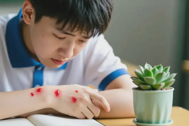 中学生身上出现湿疹可不可以根治(图1)