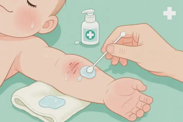 寶寶手臂上偶爾長(zhǎng)濕疹可不可以根治(圖1)