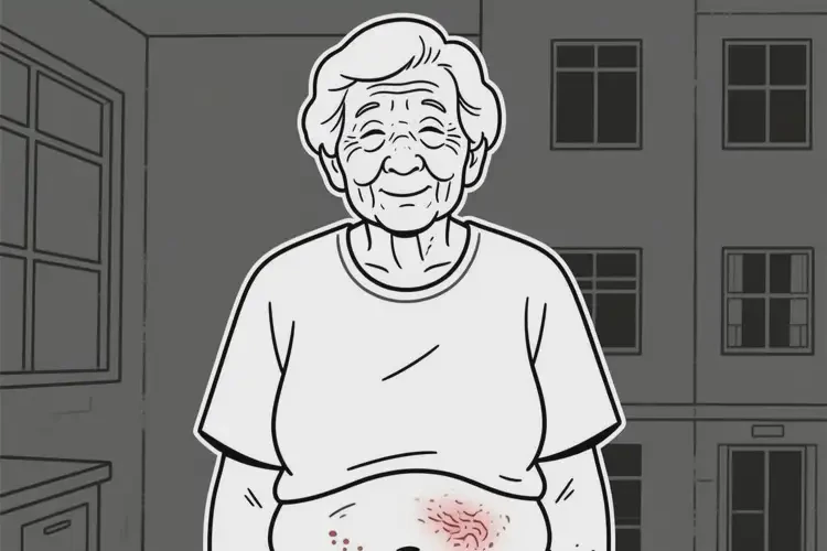 高龄老人肚子长湿疹可不可以彻底自愈(图1)