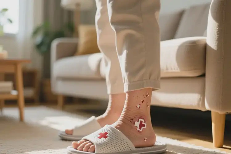 老年人腳上容易起濕疹可不可以根治(圖1)