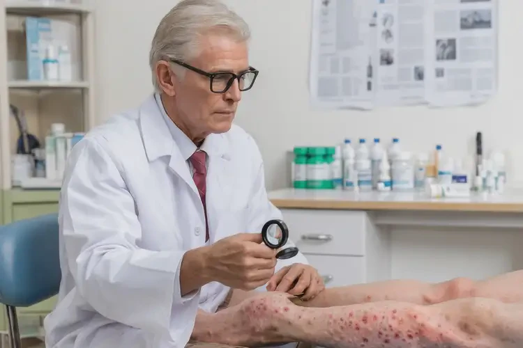 高齡老人大腿上偶爾長濕疹能不能根治(圖2)