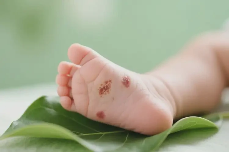 幼兒腳上長(zhǎng)濕疹能靠自己自愈嗎(圖1)