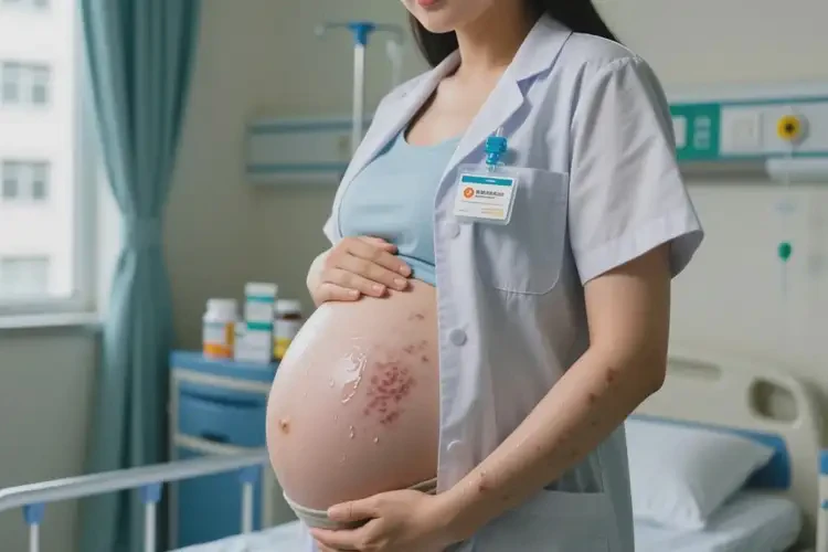 孕婦全身偶爾長濕疹不管它會自己自愈嗎(圖1)