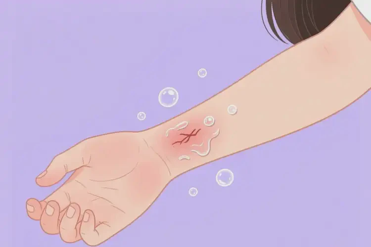 女生手臂容易長濕疹可不可以根治(圖1)