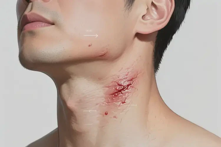 男人脖子經常長濕疹能不能根治(圖1)