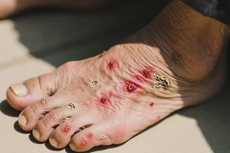 老年人腳上經(jīng)常長濕疹能靠自己自愈嗎(圖2)