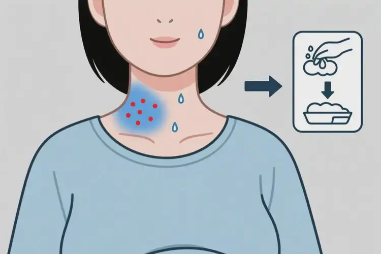 孕婦脖子偶爾起濕疹可不可以根治(圖2)