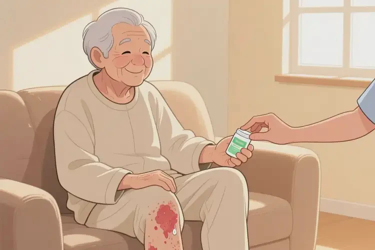 高齡老人小腿上偶爾起濕疹能不能根治(圖4)