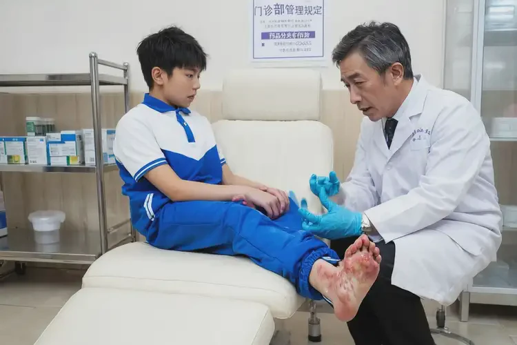 中學(xué)生腳上經(jīng)常起濕疹可不可以根治(圖3)