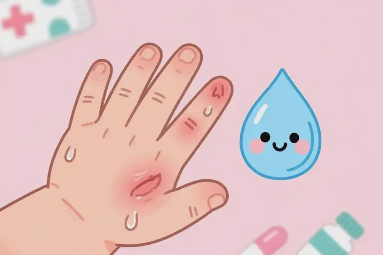 小孩手上經(jīng)常長濕疹能徹底自愈嗎(圖2)