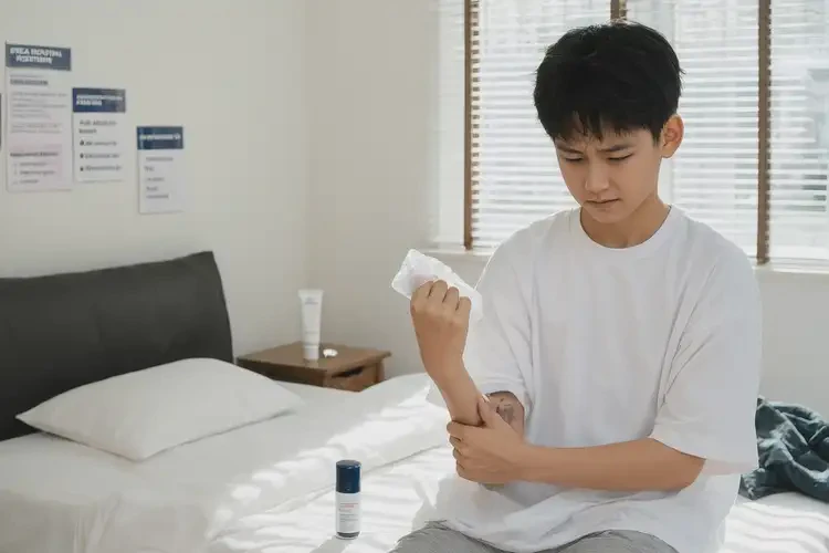 青少年屁股上容易長濕疹能徹底自愈嗎(圖1)