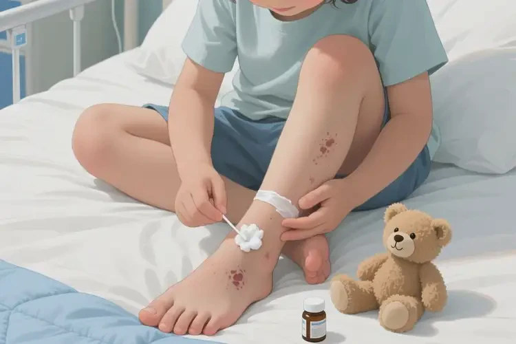 小兒腳上經(jīng)常起濕疹可不可以根治(圖2)