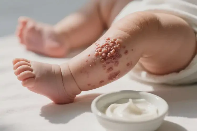 婴幼儿大腿上出现湿疹可不可以根治(图1)