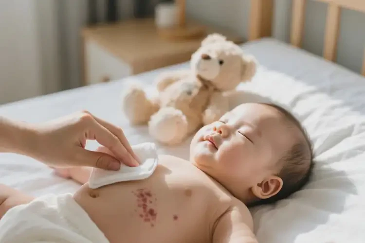 寶寶肚子經(jīng)常長濕疹可不可以根治(圖2)