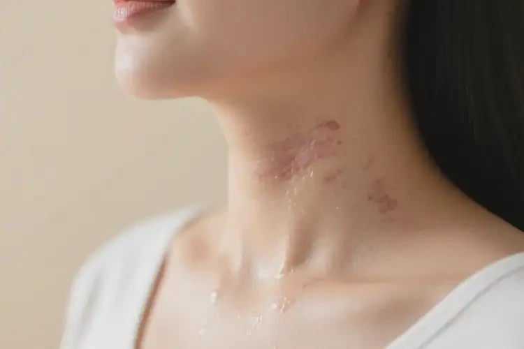 孕婦脖子上容易長(zhǎng)濕疹可不可以根治(圖1)