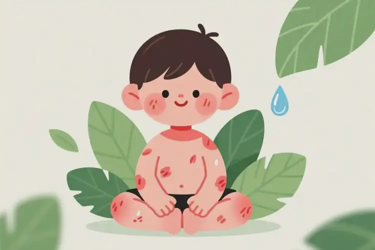 孩子全身偶爾起濕疹能靠自己自愈嗎(圖3)