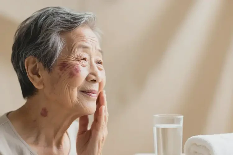 高龄老人脸上偶尔长湿疹能彻底自愈吗(图3)