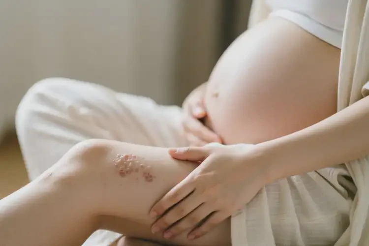 孕婦大腿上偶爾長(zhǎng)濕疹可不可以根治(圖1)