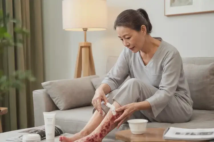 女生腳上容易起濕疹能夠徹底治愈嗎(圖2)