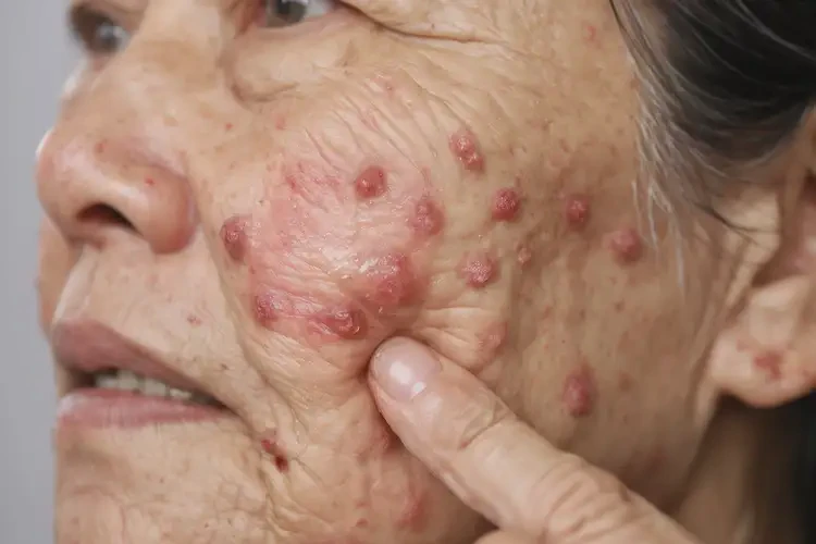 女人臉上經(jīng)常起濕疹能不能根治(圖4)