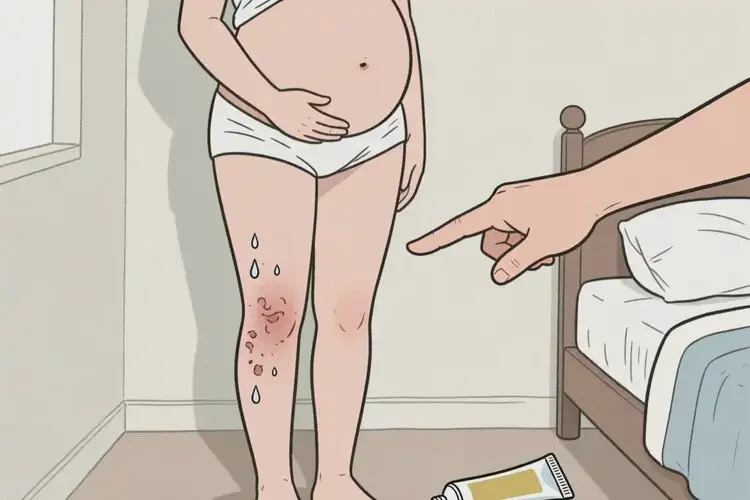 產(chǎn)婦大腿上起濕疹可不可以根治(圖1)