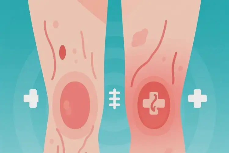 男人大腿長濕疹能不能根治(圖1)