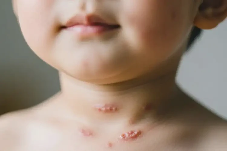 小孩脖子出現(xiàn)濕疹可不可以根治(圖1)