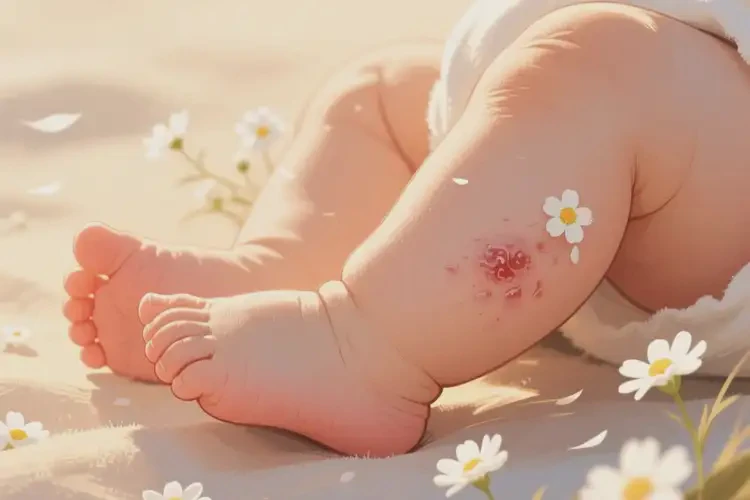 嬰幼兒小腿上容易長濕疹能徹底自愈嗎(圖1)